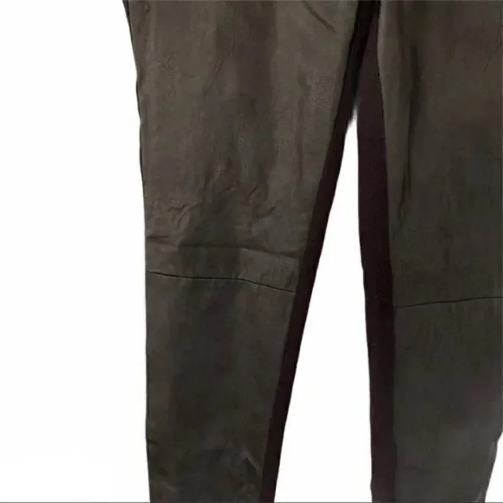 Michael Kors Faux Leather Front Pants size 6
